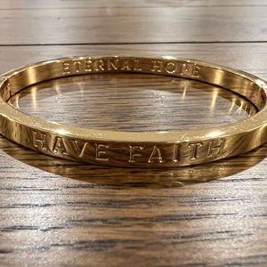 Spartina 449 Gold Have Faith Bracelet
